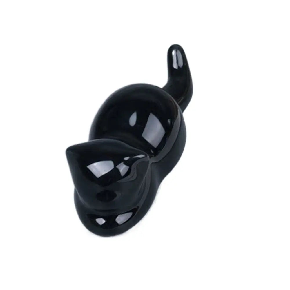 Ceramic Cat Brush Rest for Calligraphy & Ink Painting