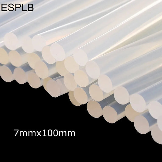 Hot Melt Glue Sticks — 30 Pack, 7mm × 100mm | For Mini Glue Guns & DIY Crafts
