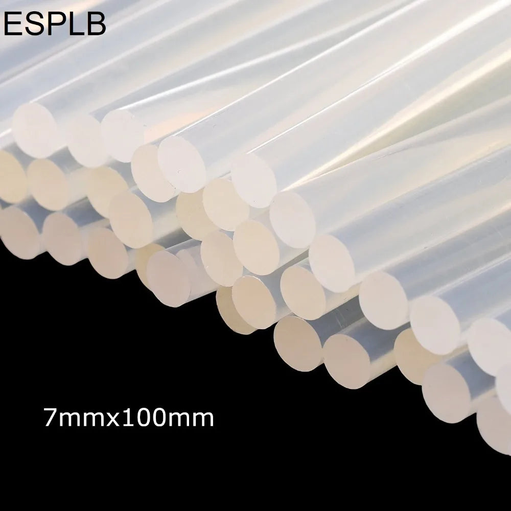 Hot Melt Glue Sticks — 30 Pack, 7mm × 100mm | For Mini Glue Guns & DIY Crafts