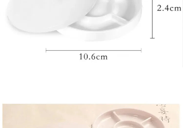 Round Watercolor Palette — With or Without Lid | 10.5cm