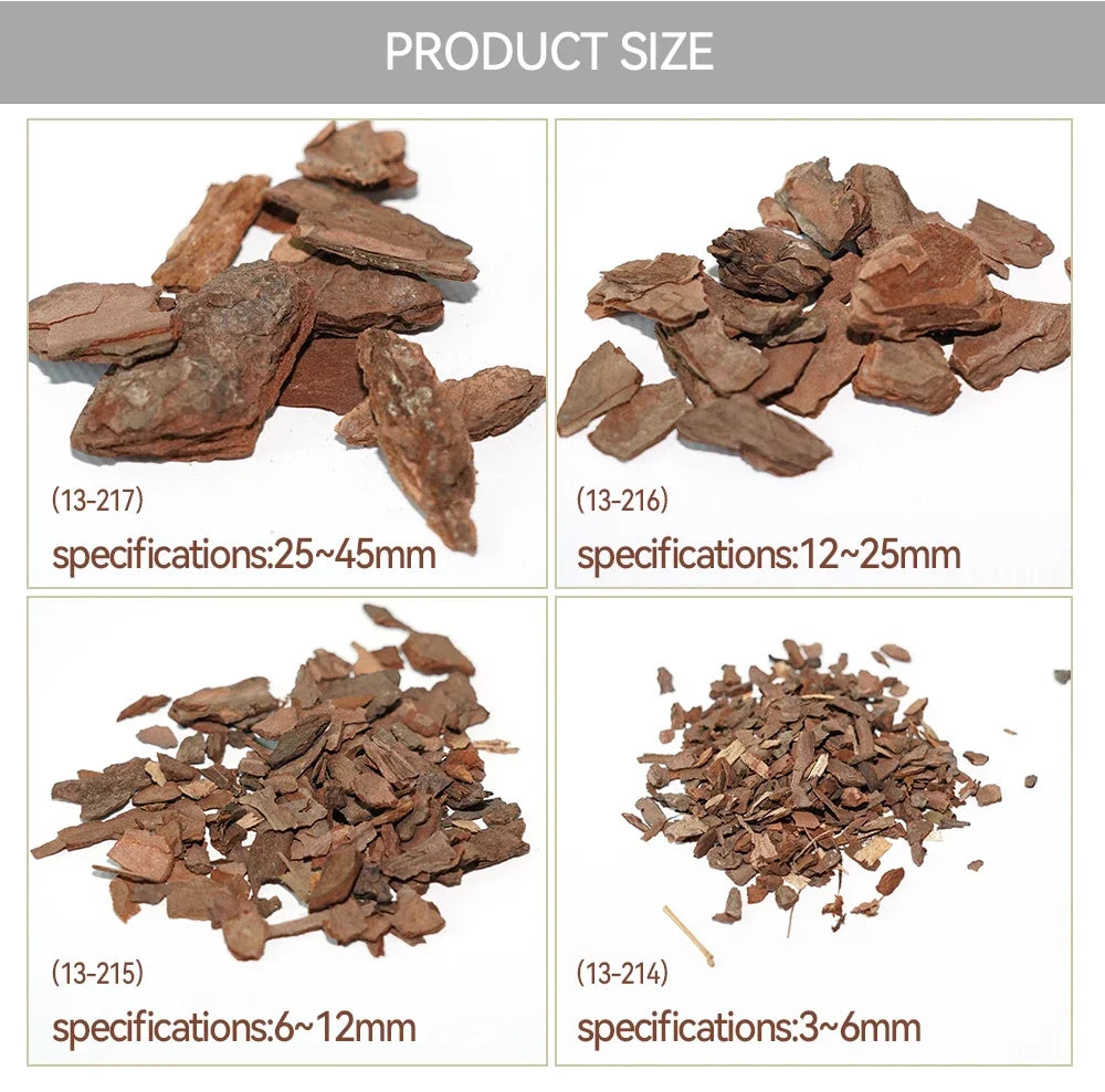 Natural Bark Chips for Miniature Scenery — 50g | Fairy Gardens, Sand Tables, Railway Models & Dioramas