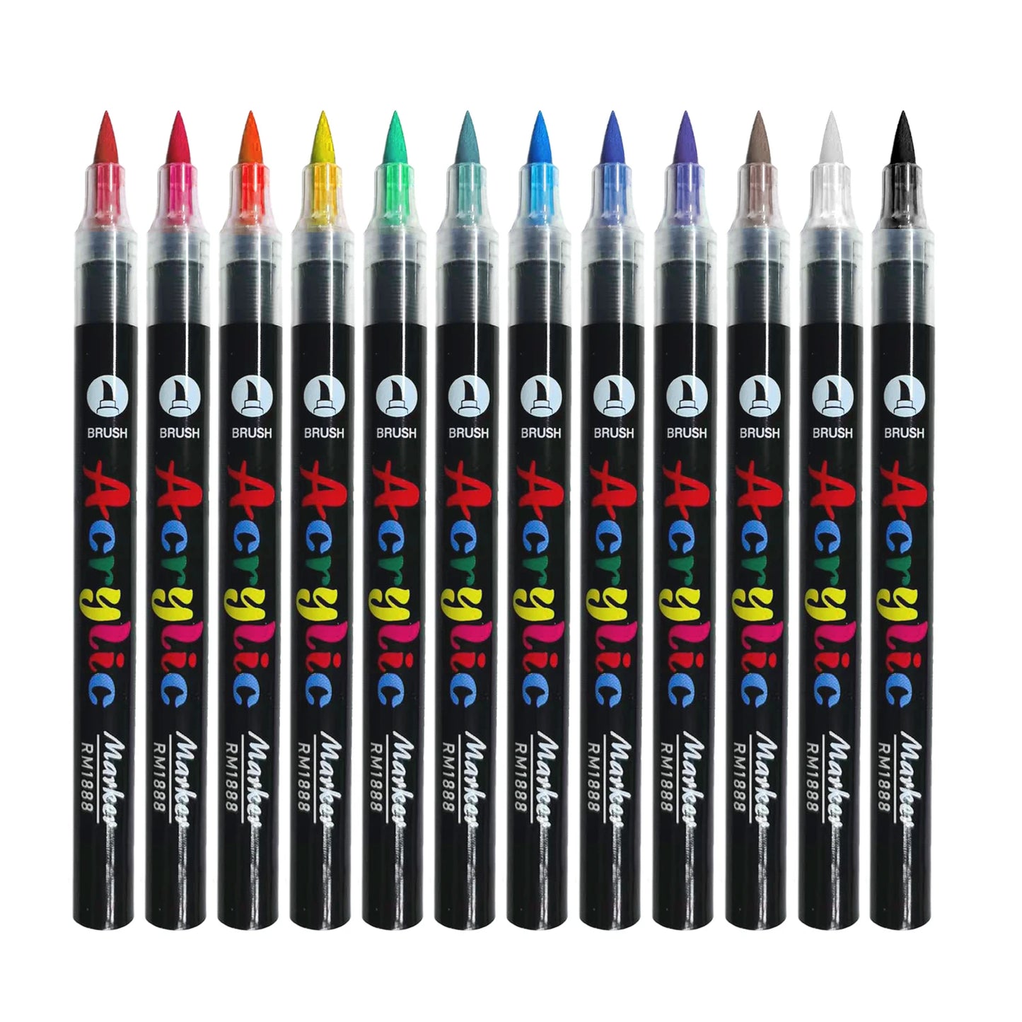 Acrylic Paint Marker Set — Dual-Tip, for Stone, Wood & Calligraphy