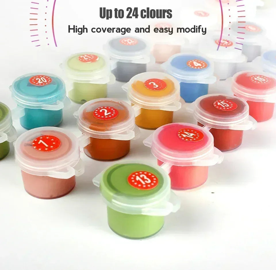 Bouquet Girl Paint by Numbers Kit