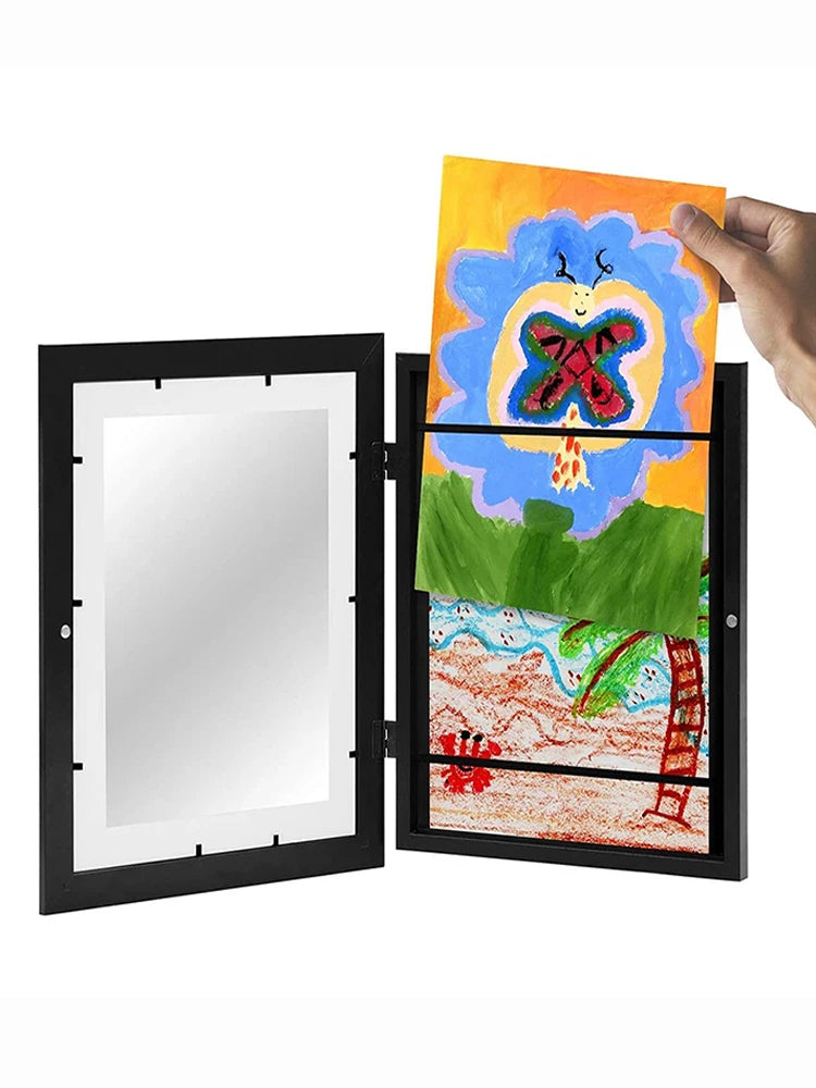 Magnetic Flap Art Frame — A4 | Artwork Display & Storage for Paintings, Prints & Handmade Art