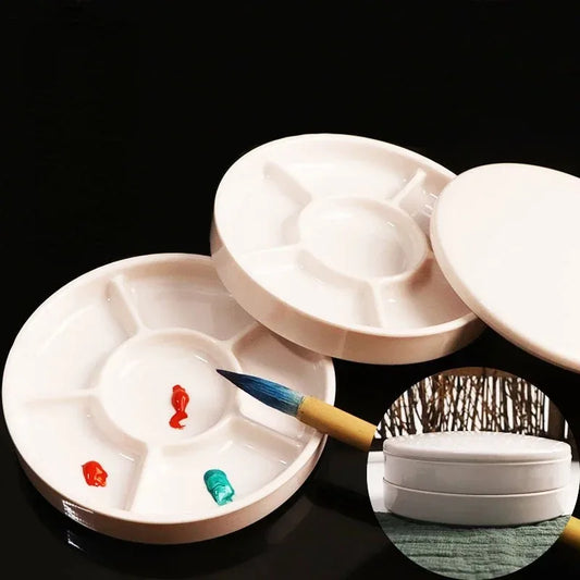 Round Watercolor Palette — With or Without Lid | 10.5cm