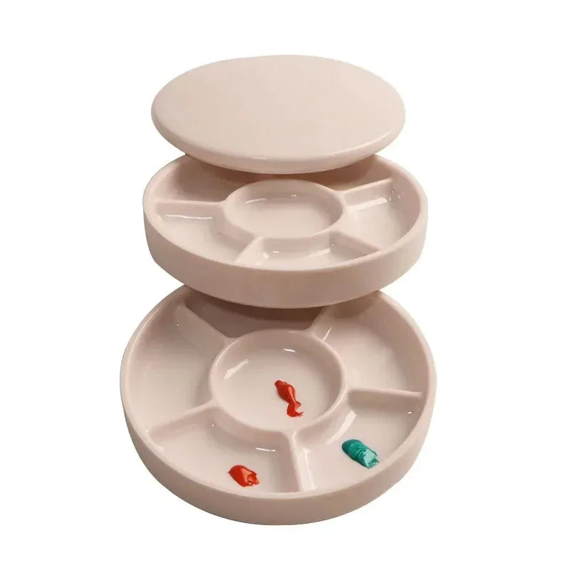 Round Watercolor Palette — With or Without Lid | 10.5cm
