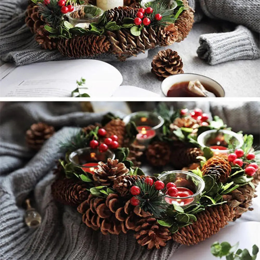 Natural Pine Cones — Pack of 10 | Large Rustic Cones for Wreaths, Seasonal Decor & Handmade Crafts