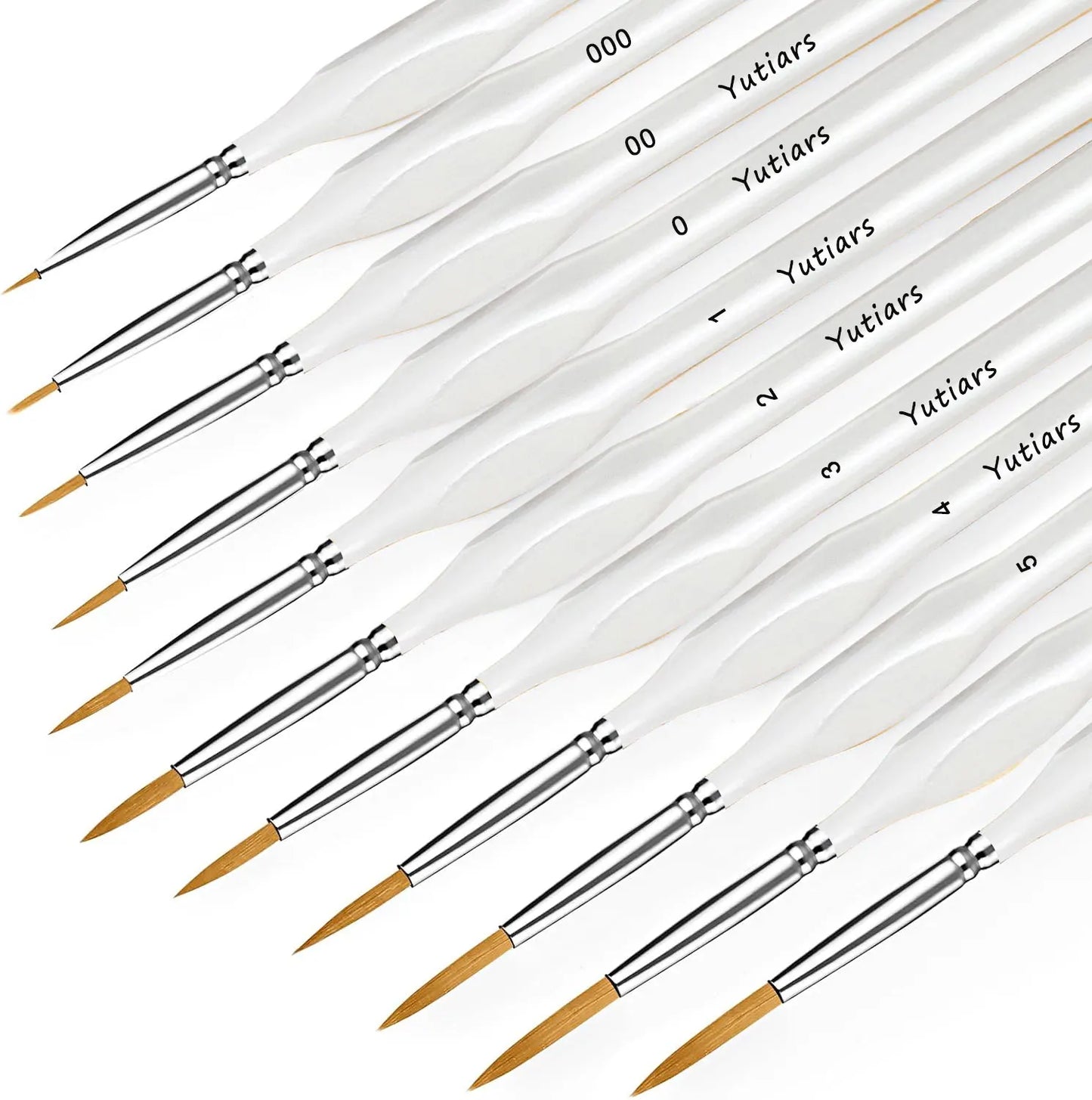 Detail Paint Brush Set — 10 or 11 Brushes | Watercolor, Ink & Acrylic