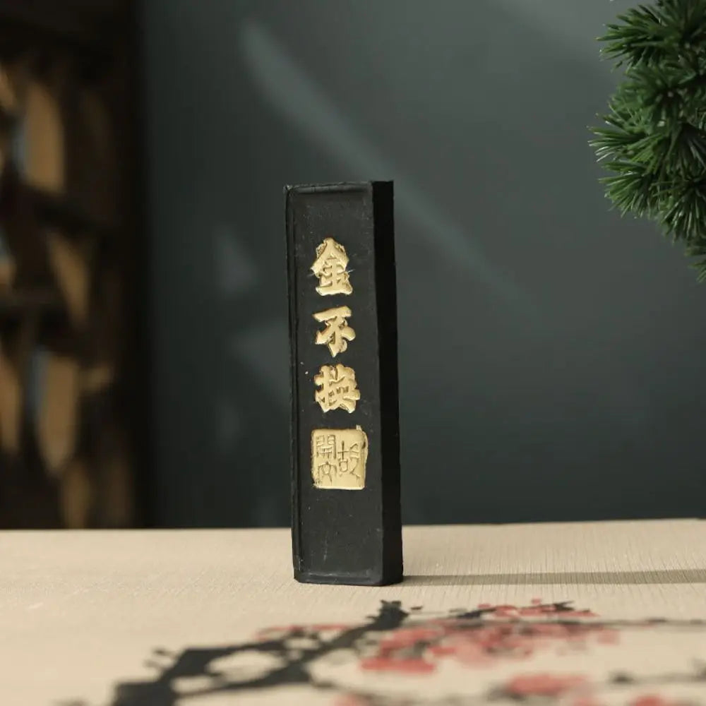 Handmade Chinese Ink Stick — Solid Sumi Ink Block for Calligraphy & Ink Painting | 3 Sizes