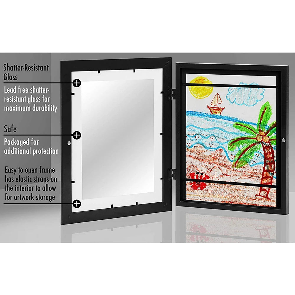 Magnetic Flap Art Frame — A4 | Artwork Display & Storage for Paintings, Prints & Handmade Art