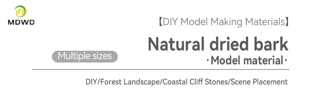 Natural Bark Chips for Miniature Scenery — 50g | Fairy Gardens, Sand Tables, Railway Models & Dioramas