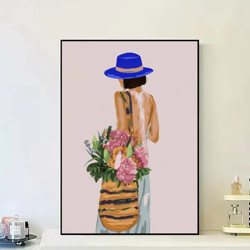 Bouquet Girl Paint by Numbers Kit