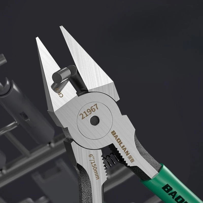 Long Nose Diagonal Pliers — 5" & 6" Bent Handle | Chrome Vanadium, Electrician & DIY Tool