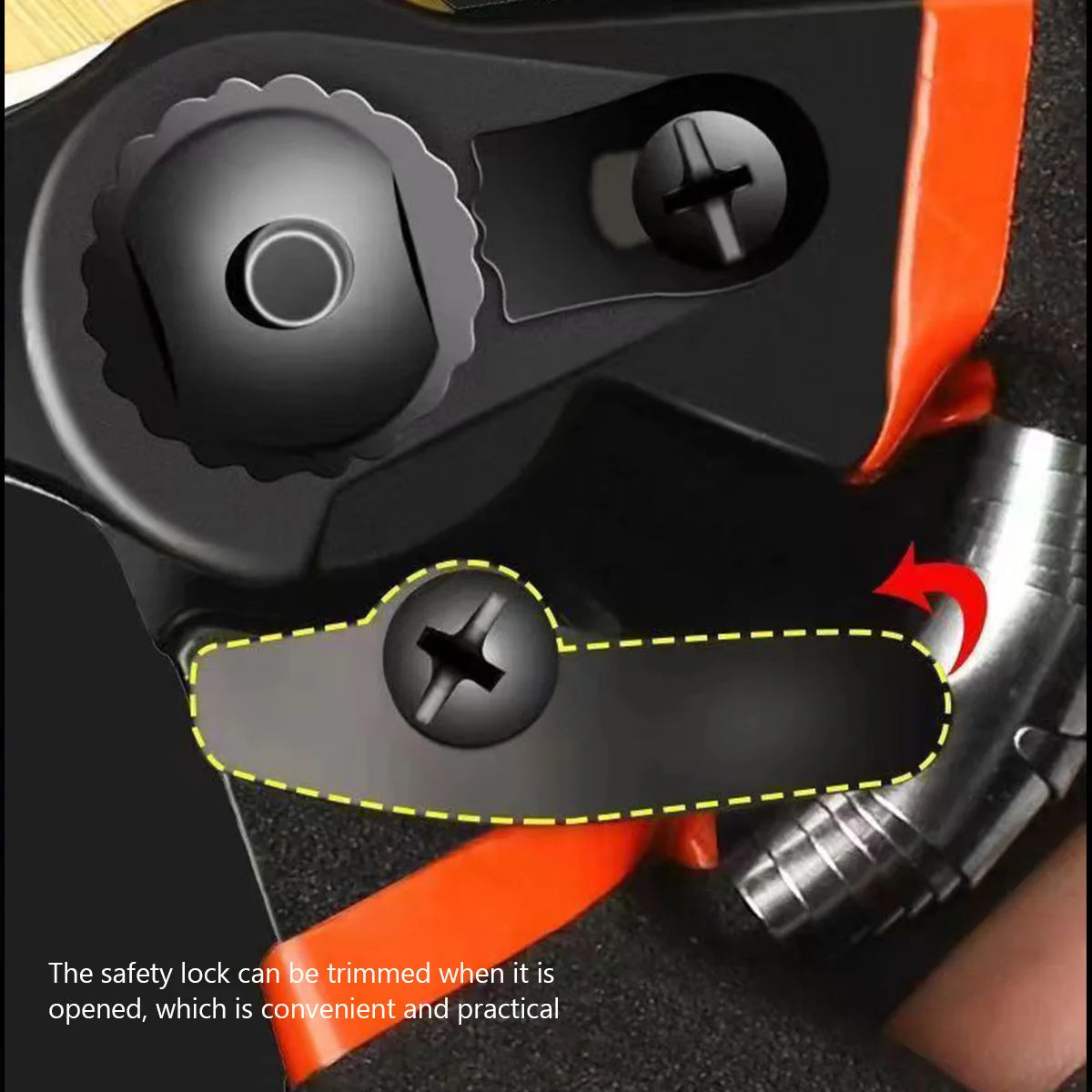 Professional Garden Pruning Shears — Steel Hand Pruner for Shrubs, Branches & Orchard Trimming