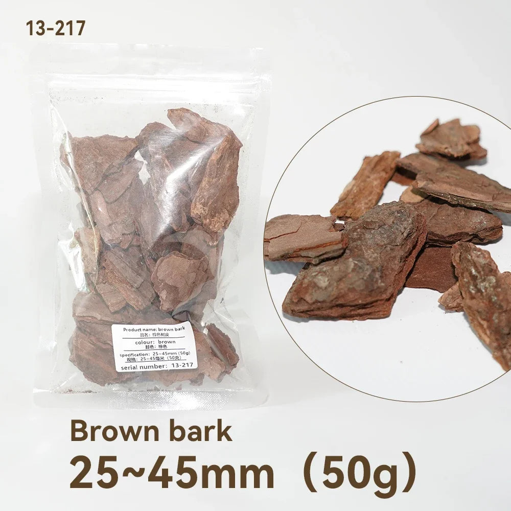Natural Bark Chips for Miniature Scenery — 50g | Fairy Gardens, Sand Tables, Railway Models & Dioramas