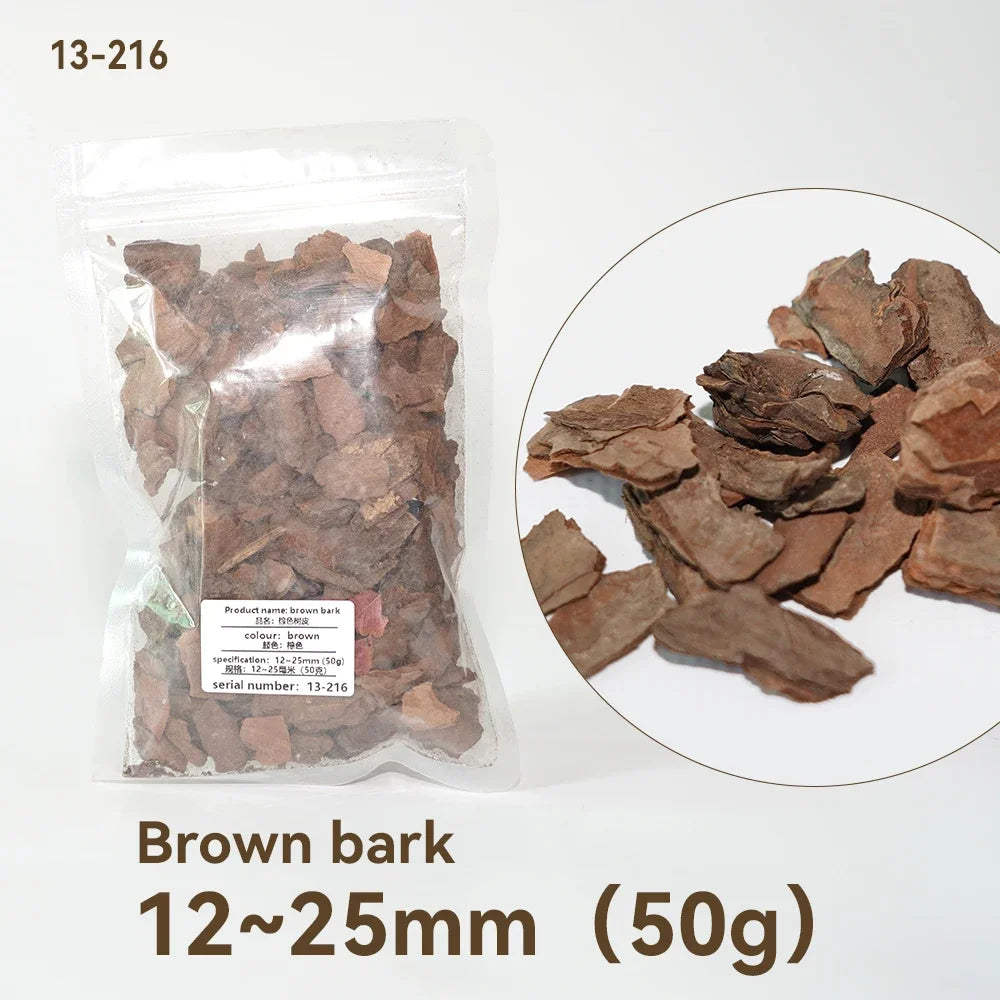 Natural Bark Chips for Miniature Scenery — 50g | Fairy Gardens, Sand Tables, Railway Models & Dioramas