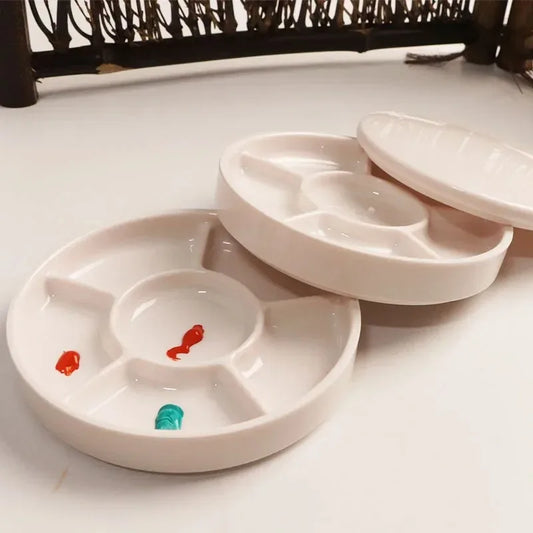 Round Watercolor Palette — With or Without Lid | 10.5cm