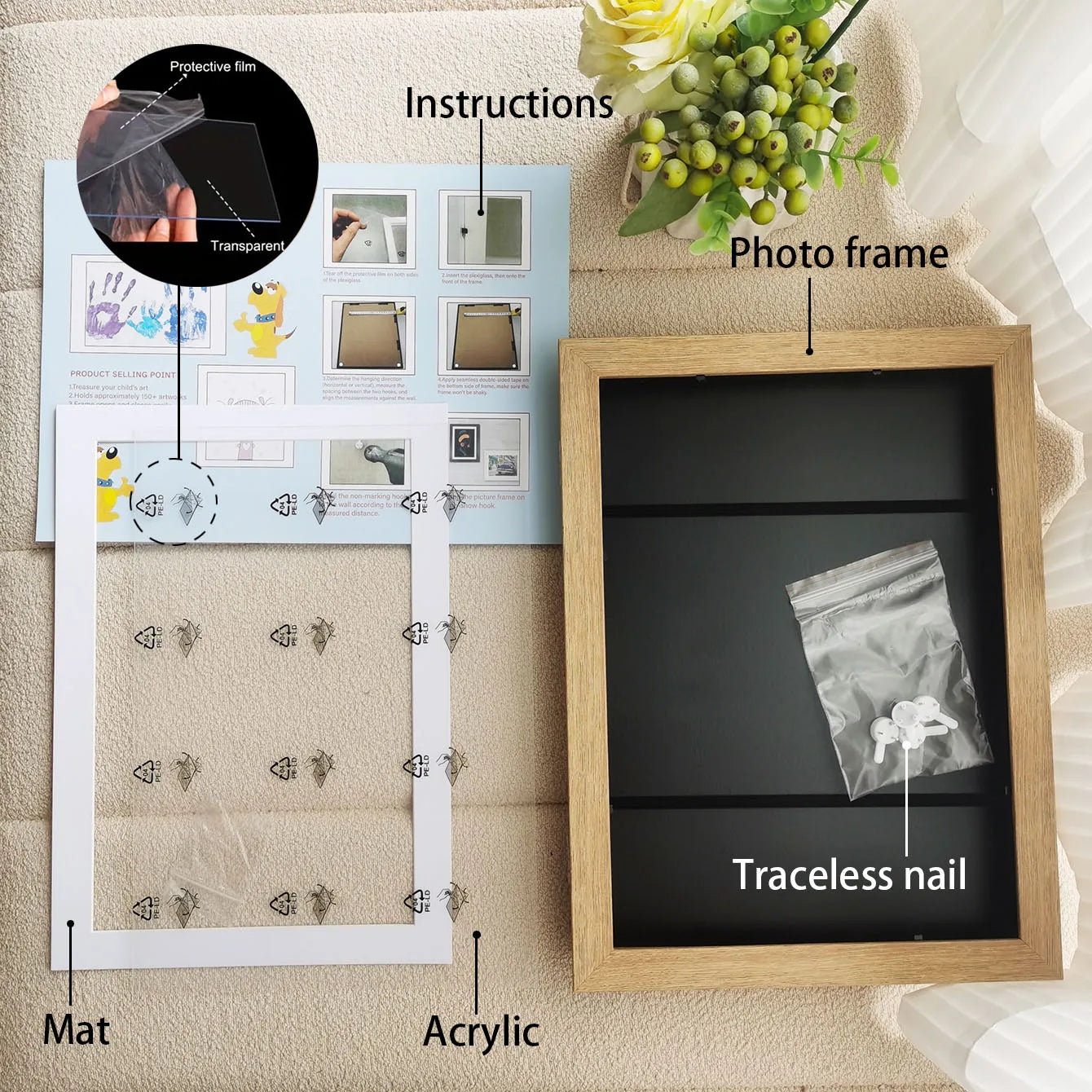 Magnetic Flap Art Frame — A4 | Artwork Display & Storage for Paintings, Prints & Handmade Art